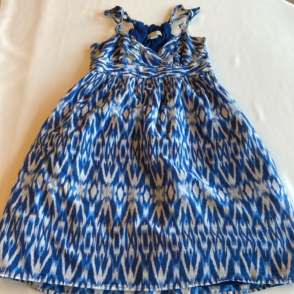 Blue and white Loft Dress